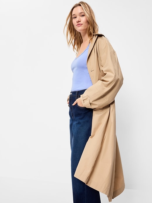 Image number 3 showing, Lace-Trim Sweetheart-Neck Ribbed Top