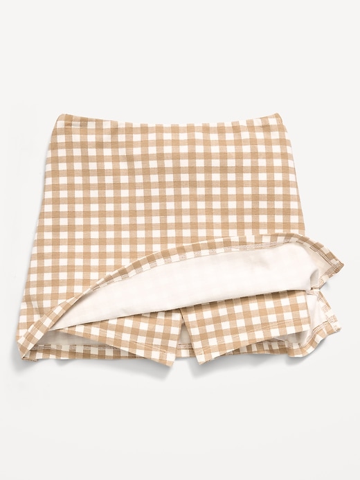 L'image numéro 3 présente Jupe-short à taille haute pour fille