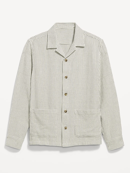 Image number 2 showing, Long-Sleeve Textured Camp Shirt