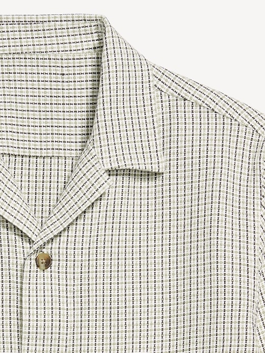 Image number 3 showing, Long-Sleeve Textured Camp Shirt
