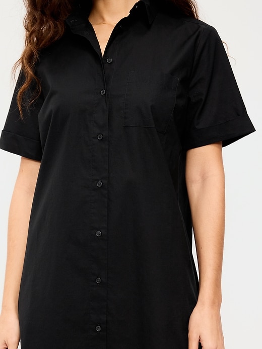 L'image numéro 4 présente Robe chemisier courte