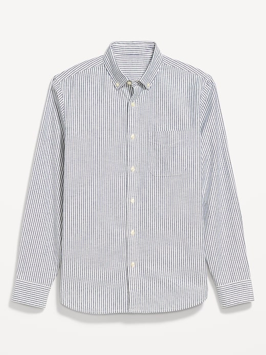 L'image numéro 2 présente Chemise Oxford passe-partout coupe classique