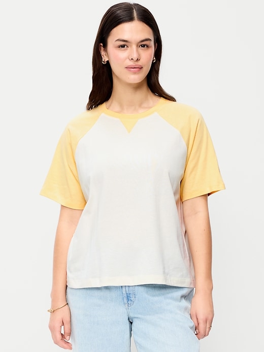 Image number 5 showing, Vintage Crew-Neck Raglan T-Shirt