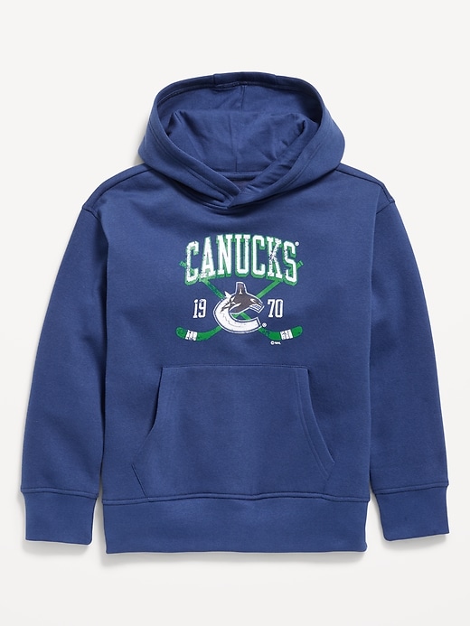 Image number 1 showing, NHL Graphic Gender-Neutral Hoodie for Kids