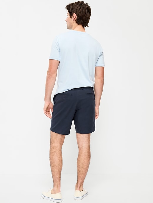 Image number 3 showing, Slim Built-In Flex Rotation Chino Shorts -- 8-inch inseam