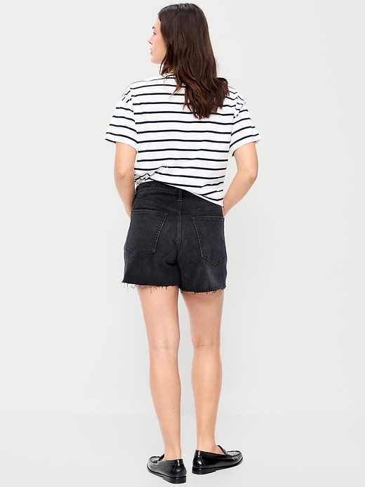 Image number 5 showing, High-Waisted OG Jean Shorts -- 4-inch inseam