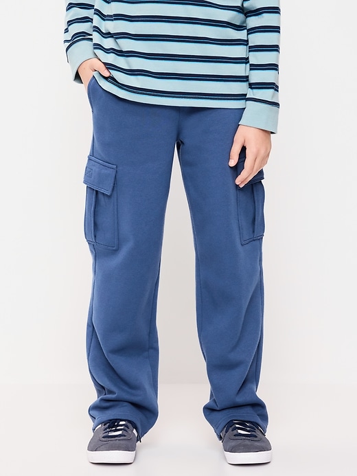 Image number 1 showing, Favorite Fleece Baggy Cargo Sweatpants for Boys
