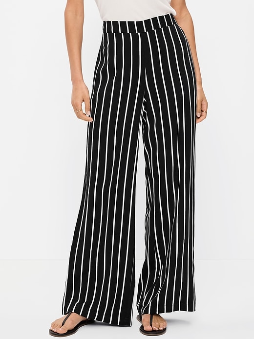 Image number 2 showing, High-Waisted Playa Wide-Leg Pants