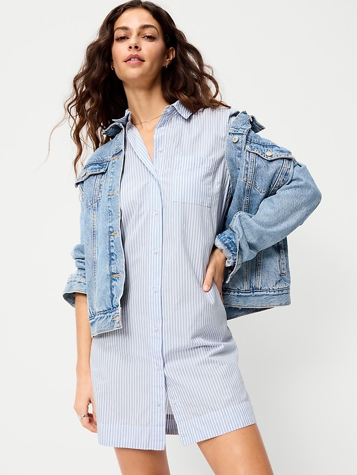 L'image numéro 3 présente Robe chemisier courte