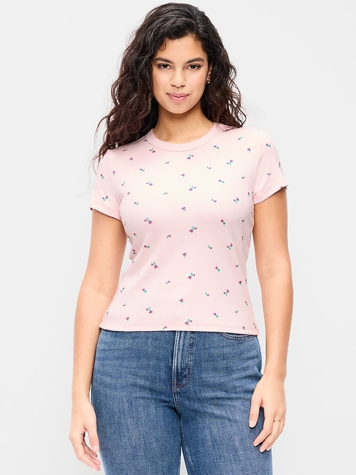 Image number 6 showing, Snug Crop T-Shirt