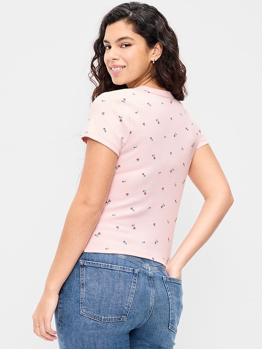 Image number 7 showing, Snug Crop T-Shirt