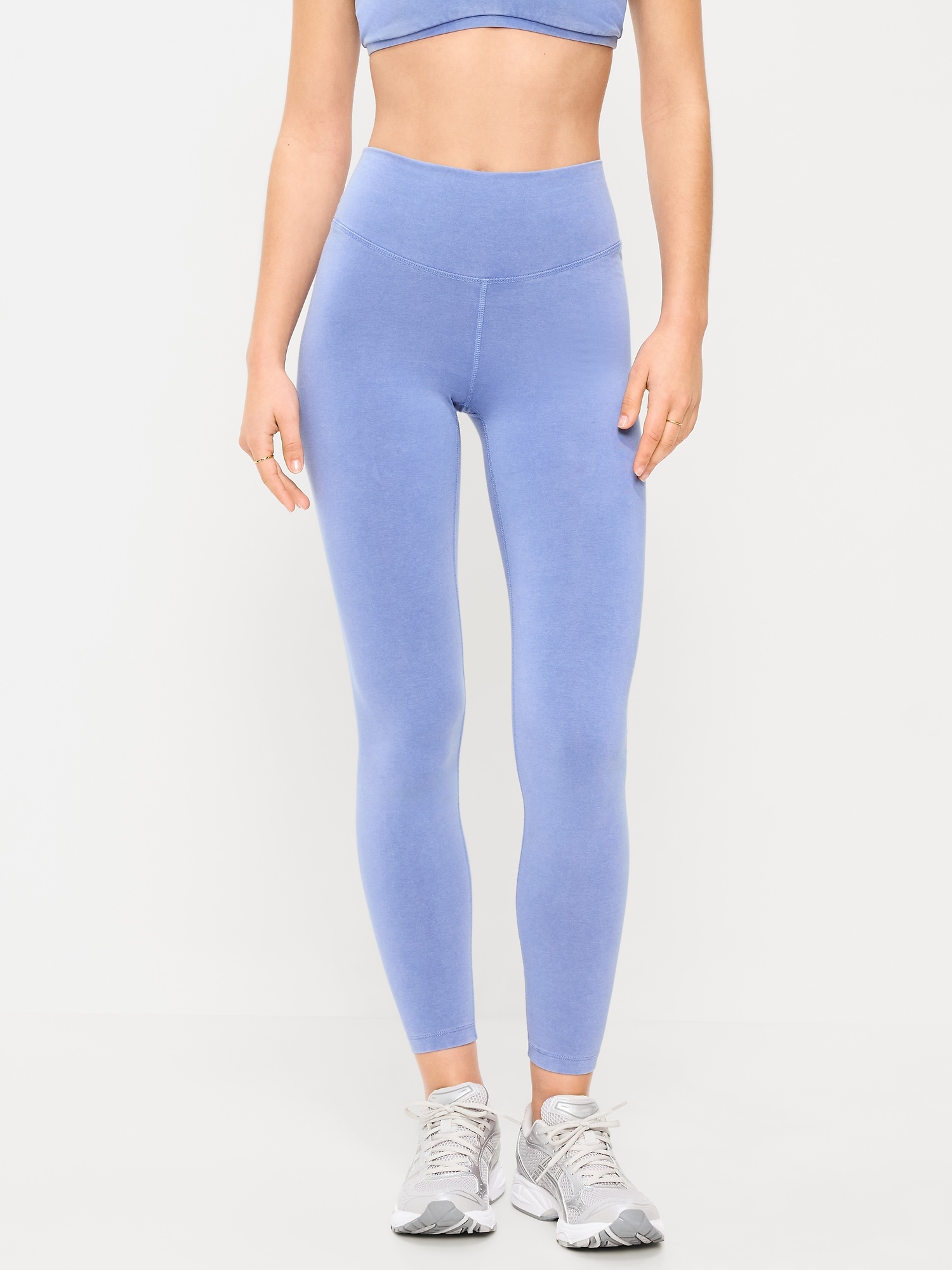 High-Waisted PowerChill 7/8 Cotton Leggings