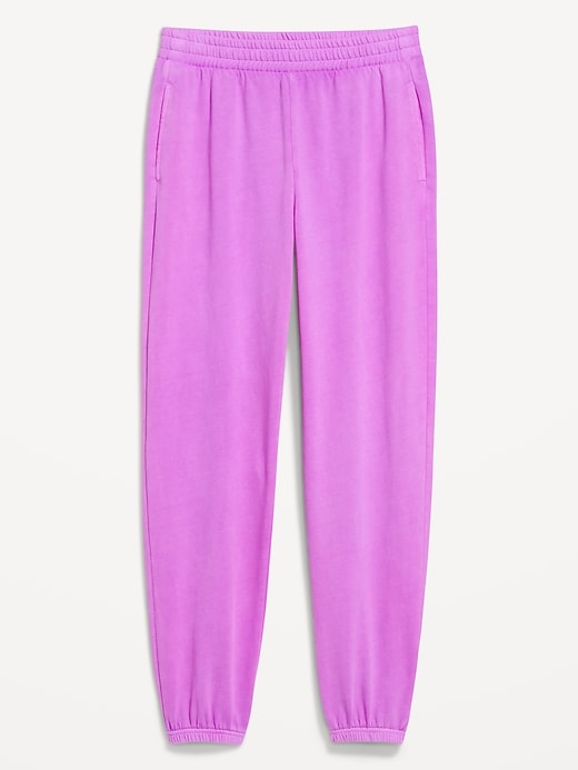 Image number 1 showing, High-Waisted Fleece Jogger