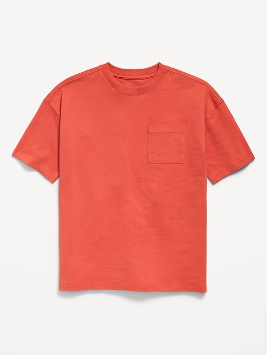 Image number 1 showing, Oversized Logo-Graphic Pocket T-Shirt for Boys