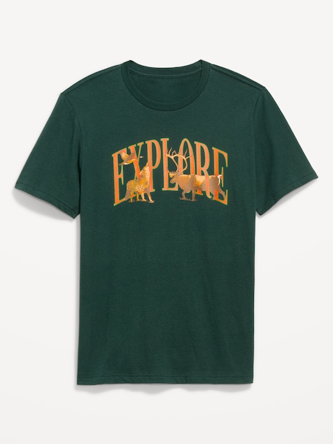 Crew-Neck Graphic T-Shirt