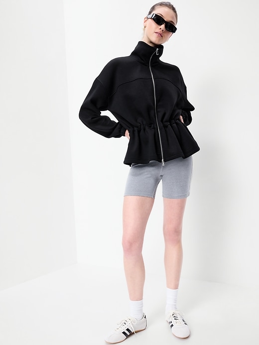 Image number 3 showing, Bounce Fleece Full-Zip Cinched Sweatshirt