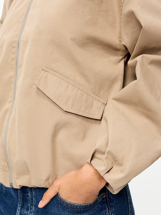 Image number 5 showing, Full-Zip Harrington Jacket