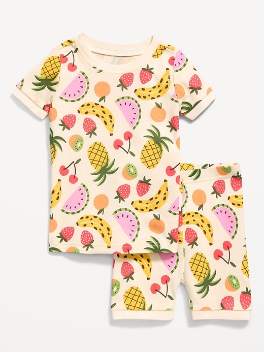 Image number 1 showing, Printed Snug-Fit Pajama Set for Toddler & Baby