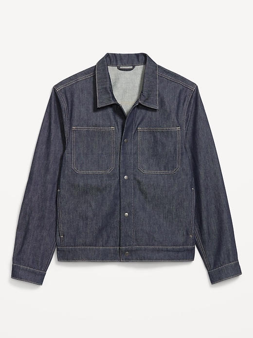 Image number 1 showing, Jean Utility Jacket