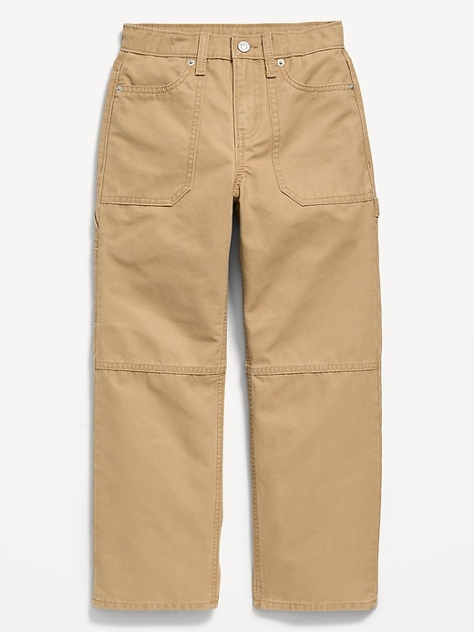 Image number 4 showing, Baggy Carpenter Utility Canvas Pants for Boys
