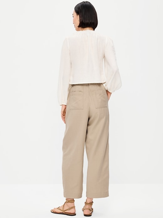 Image number 3 showing, High-Waisted Utility Ankle Pants