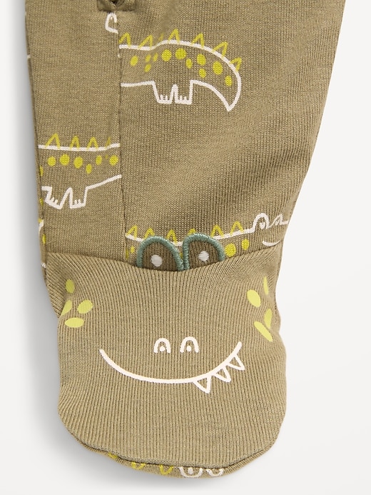 L'image numéro 2 présente Une-pièce Nuit ou jeu à pieds à glissière à double sens pour bébé