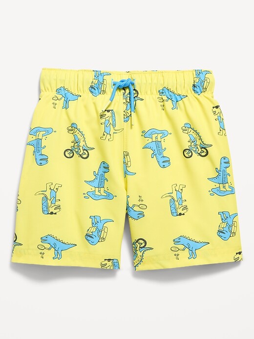 Image number 1 showing, Printed Swim Trunks for Toddler Boys