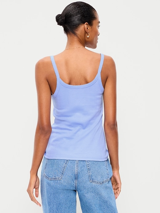 Image number 2 showing, Pointelle Cami Tank Top