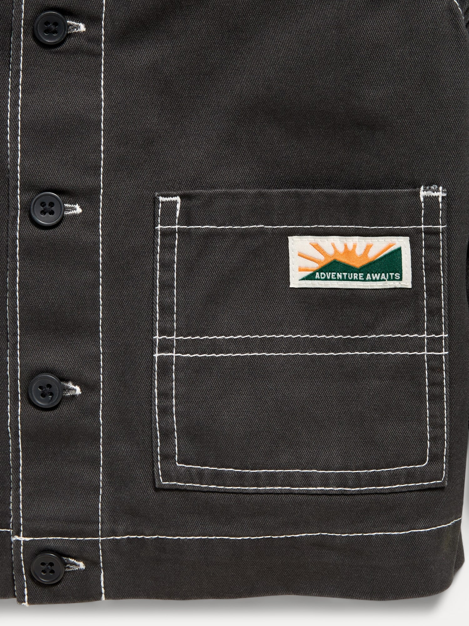 Washed Utility Jacket for Toddler Boys