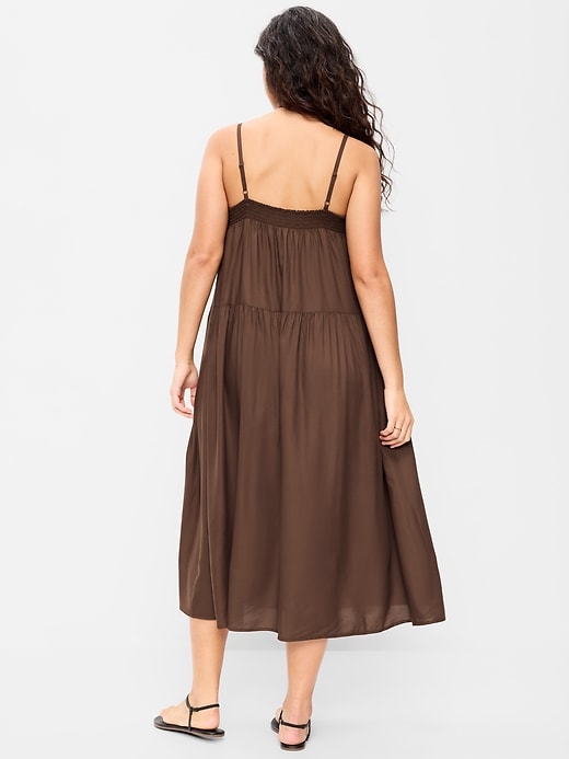 Image number 4 showing, Airy Smocked Maxi Dress