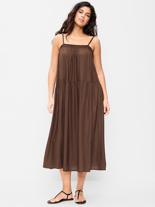 Image number 3 showing, Airy Smocked Maxi Dress
