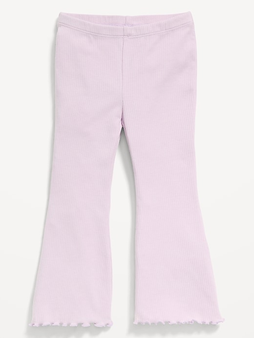 Image number 1 showing, Ribbed Flared Leggings for Toddler Girls