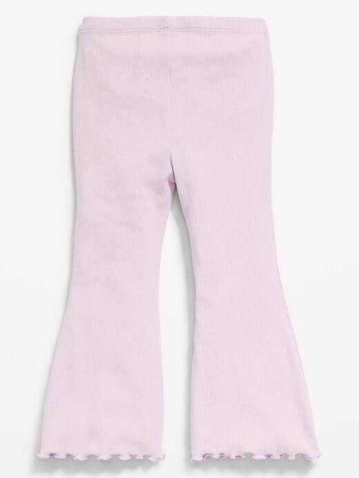 Image number 2 showing, Ribbed Flared Leggings for Toddler Girls