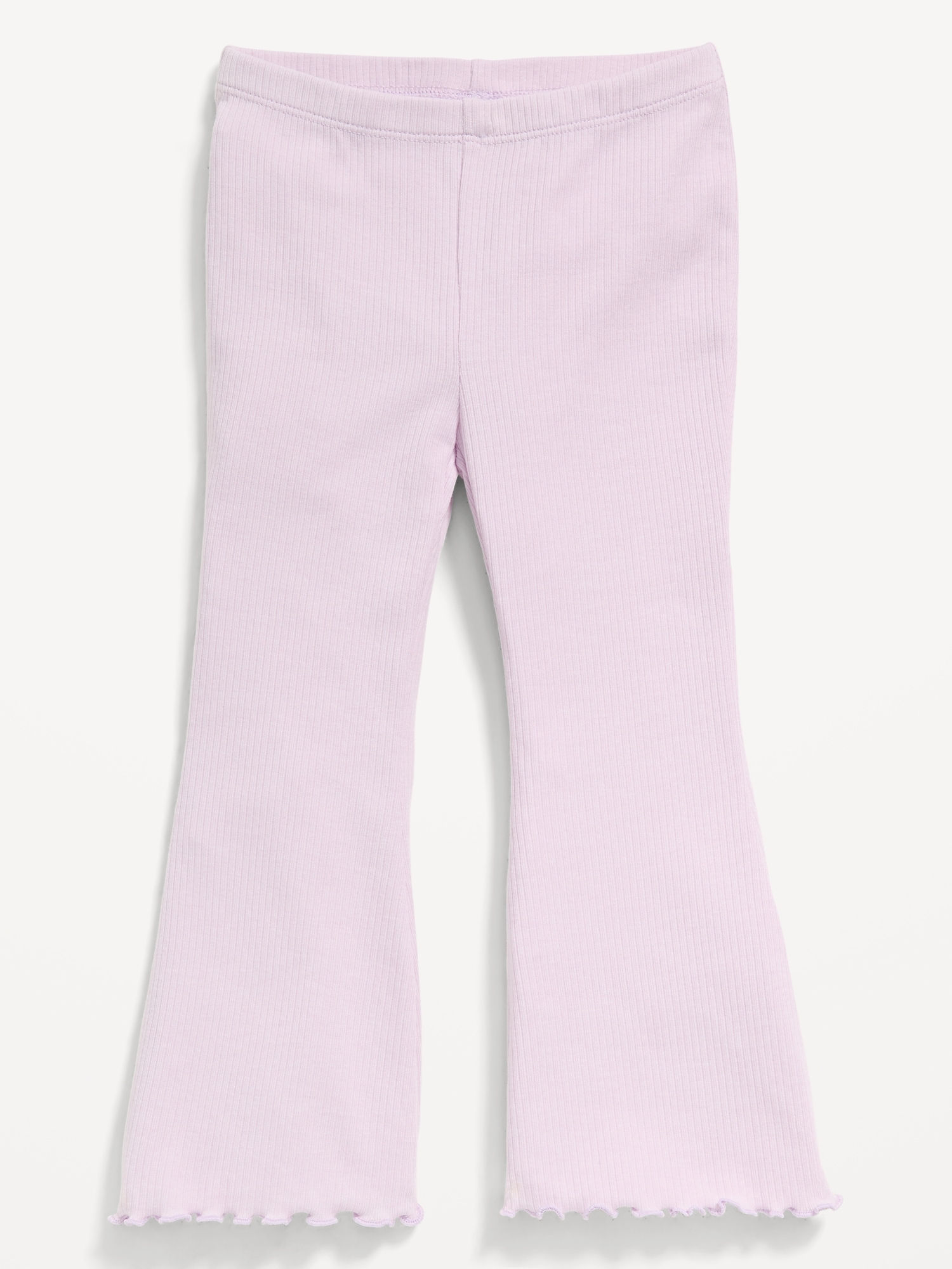 Ribbed Flared Leggings for Toddler Girls