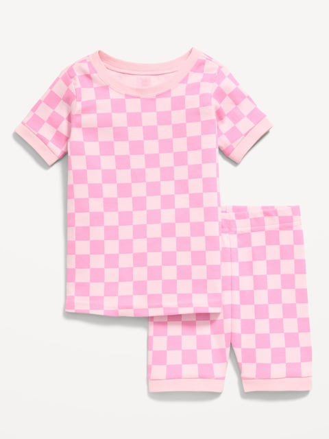 Printed Snug-Fit Pajama Set for Toddler & Baby