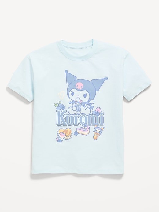 Image number 1 showing, Kuromi™ Oversized Graphic T-Shirt for Girls