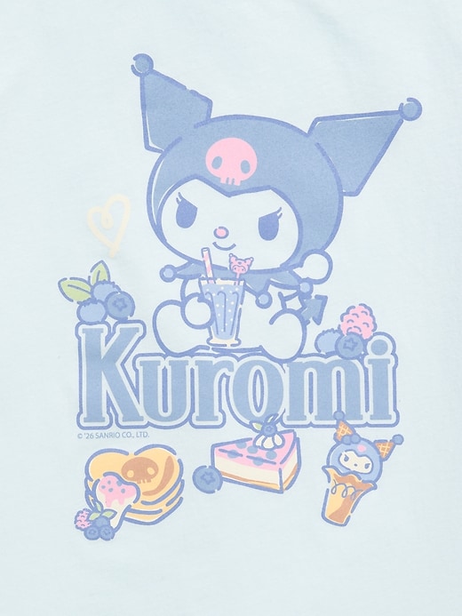 Image number 4 showing, Kuromi™ Oversized Graphic T-Shirt for Girls