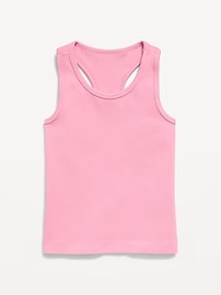 Image number 3 showing, Fitted Seamless Ribbed Racerback Performance Top for Girls