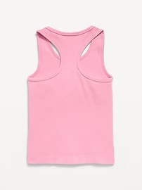 Image number 4 showing, Fitted Seamless Ribbed Racerback Performance Top for Girls