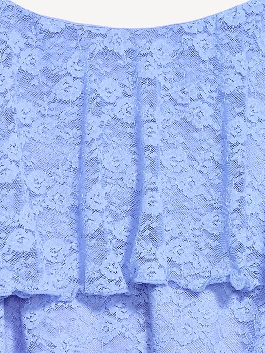 Image number 4 showing, Tiered Lace Ruffle Top