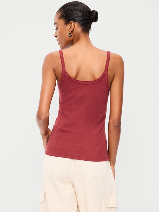 Image number 2 showing, Pointelle Cami Tank Top