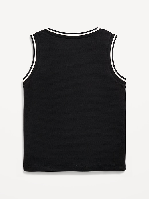 Image number 3 showing, Mesh Graphic Basketball Tank Top for Toddler Boys
