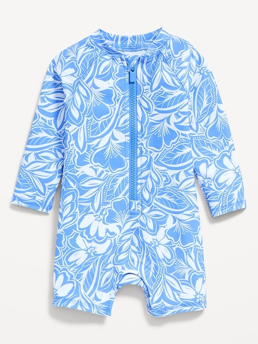Image number 1 showing, Swim Rashguard Bodysuit for Baby