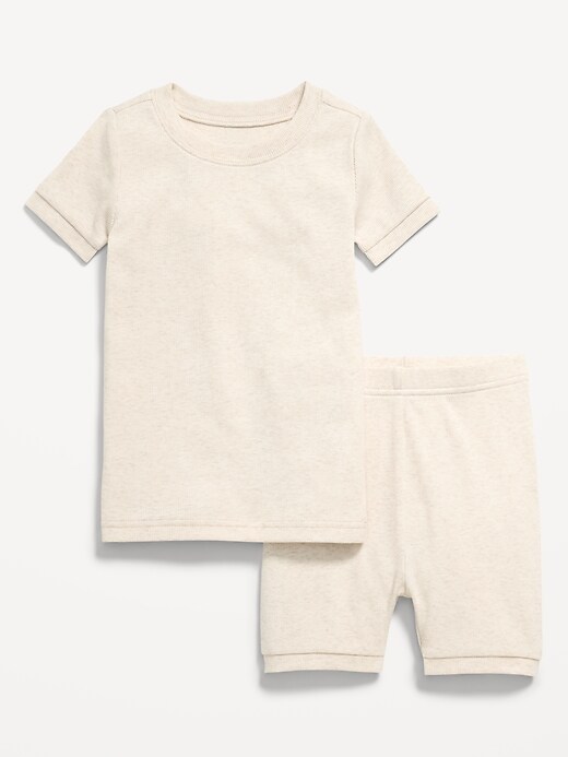 Image number 1 showing, Ribbed Snug-Fit Pajama Set for Toddler & Baby
