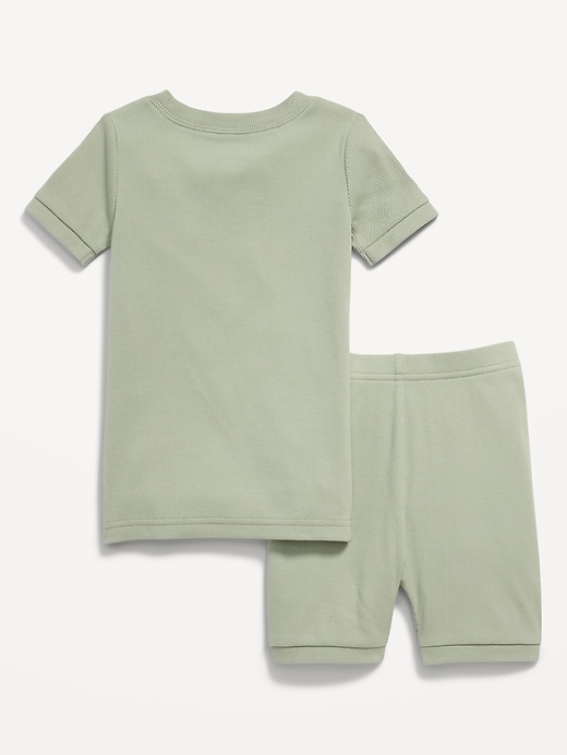 Image number 2 showing, Ribbed Snug-Fit Pajama Set for Toddler & Baby