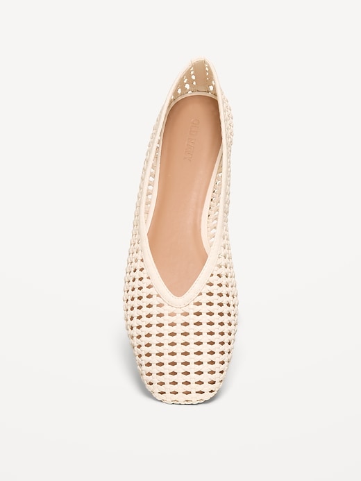 Image number 3 showing, Lattice Ballet Flats