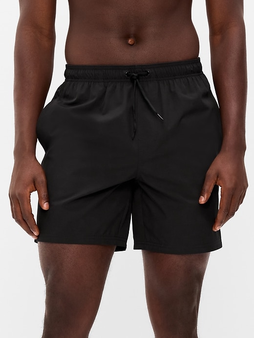 Image number 1 showing, Swim Trunks -- 7-inch inseam