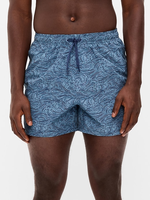 Image number 1 showing, Swim Trunks -- 5-inch inseam