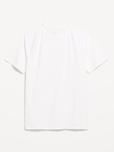 Raglan-Sleeve Rashguard Swim Top