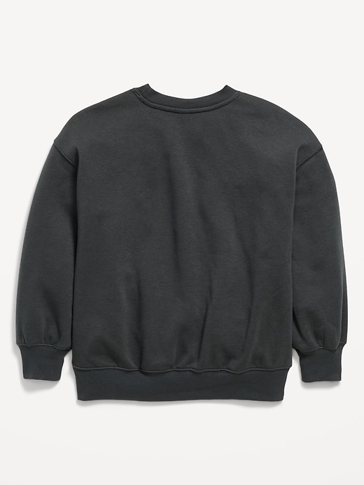 Image number 3 showing, Kuromi™ Oversized Graphic Tunic Sweatshirt for Girls